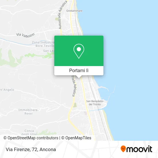 Mappa Via Firenze, 72