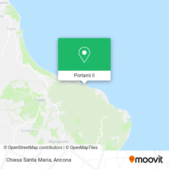 Mappa Chiesa Santa Maria