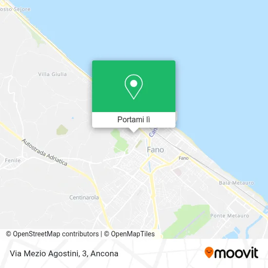 Mappa Via Mezio Agostini, 3
