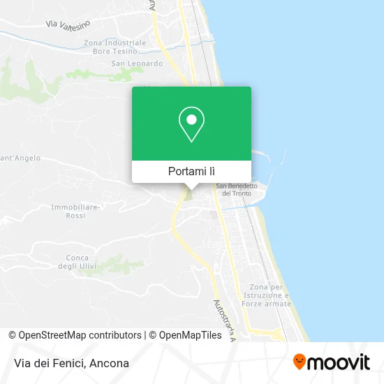 Mappa Via dei Fenici