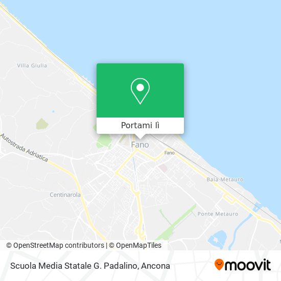 Mappa Scuola Media Statale G. Padalino