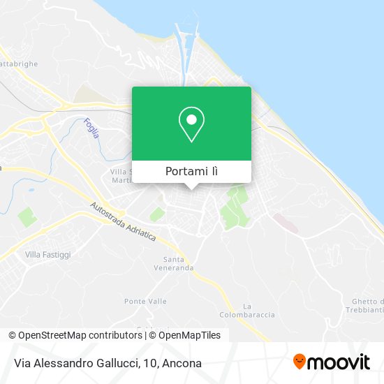 Mappa Via Alessandro Gallucci, 10