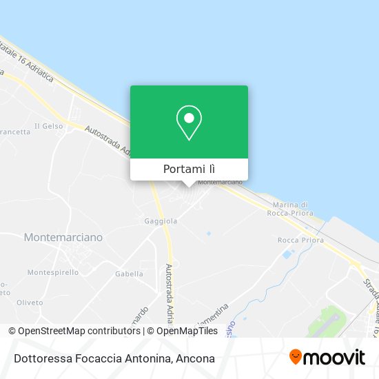 Mappa Dottoressa Focaccia Antonina