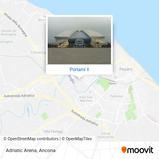 Mappa Adriatic Arena