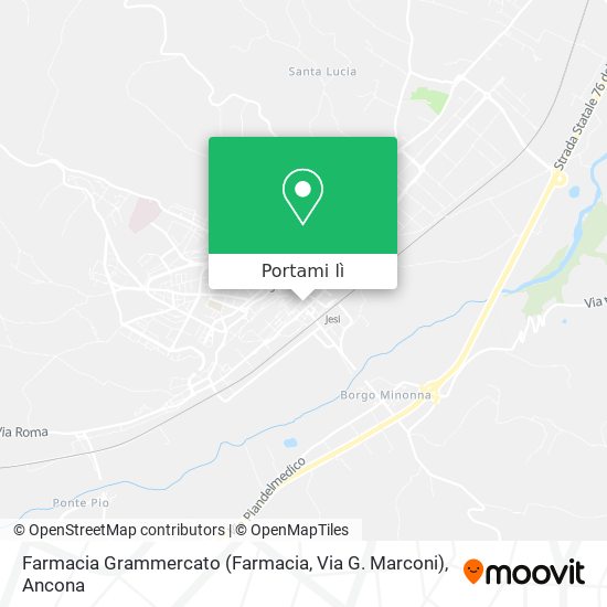 Mappa Farmacia Grammercato (Farmacia, Via G. Marconi)