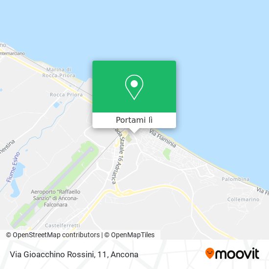 Mappa Via Gioacchino Rossini, 11