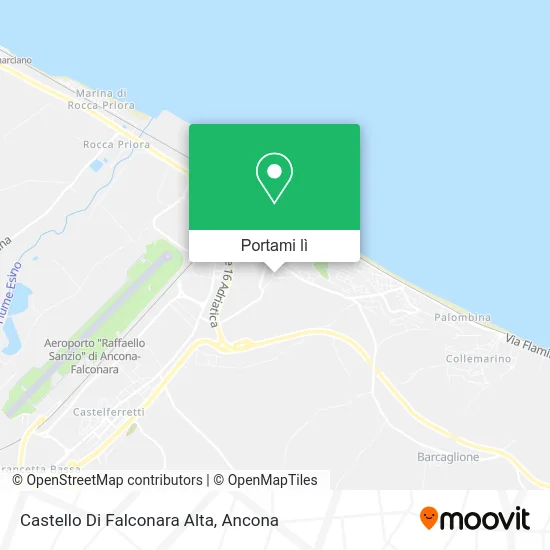 Mappa Castello Di Falconara Alta