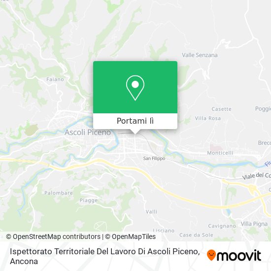 Mappa Ispettorato Territoriale Del Lavoro Di Ascoli Piceno
