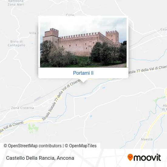Mappa Castello Della Rancia