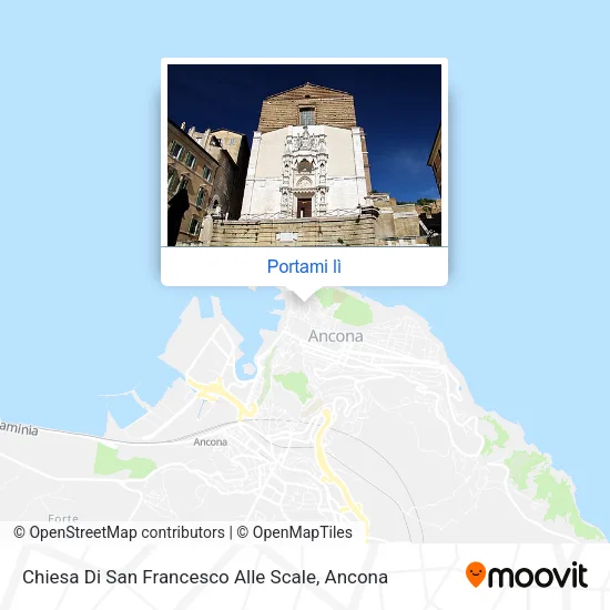 Mappa Chiesa Di San Francesco Alle Scale