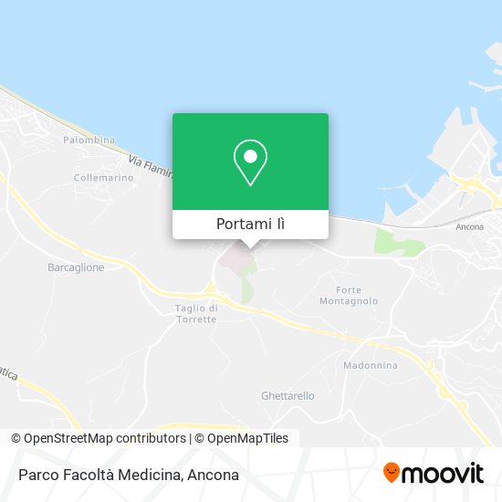 Mappa Parco Facoltà Medicina