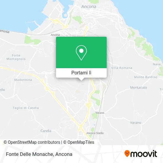 Mappa Fonte Delle Monache