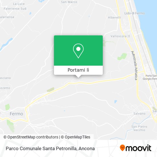 Mappa Parco Comunale Santa Petronilla