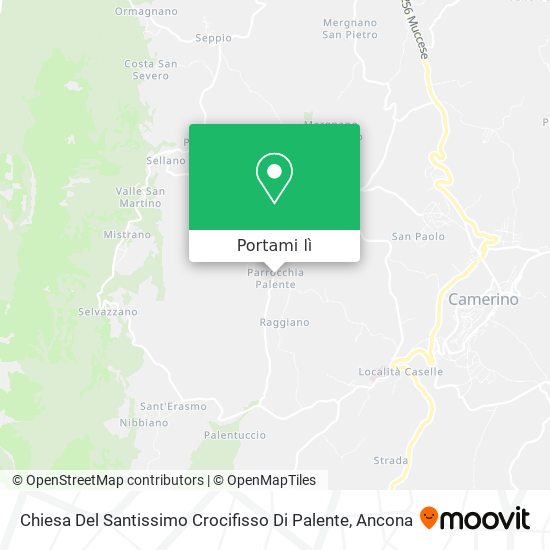 Mappa Chiesa Del Santissimo Crocifisso Di Palente