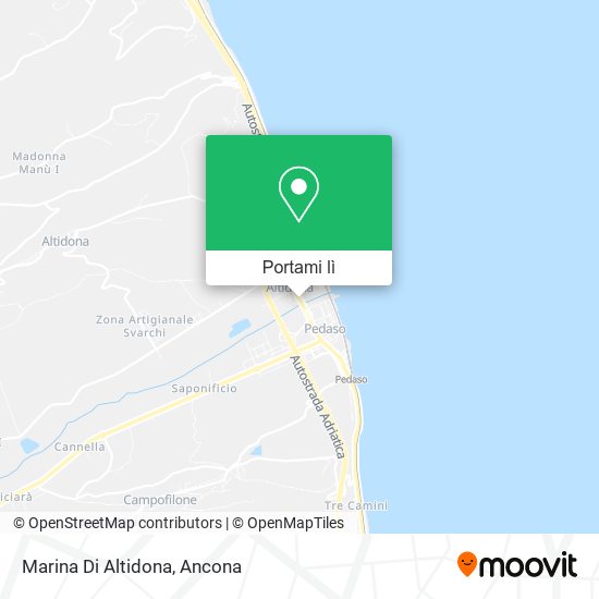 Mappa Marina Di Altidona