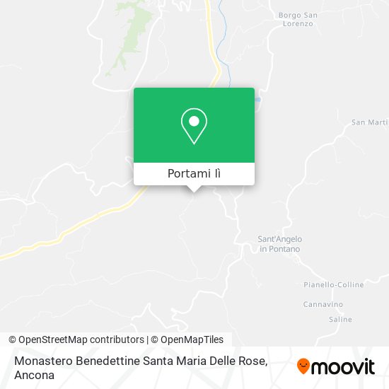 Mappa Monastero Benedettine Santa Maria Delle Rose