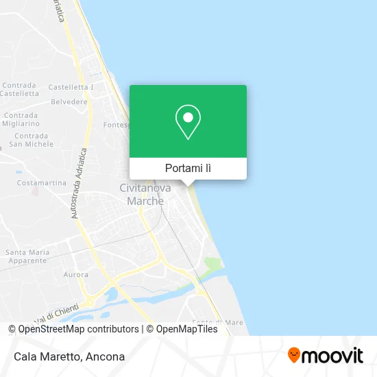 Mappa Cala Maretto