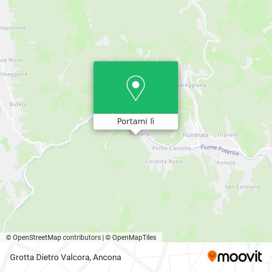 Mappa Grotta Dietro Valcora