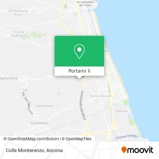 Mappa Colle Monterenzo