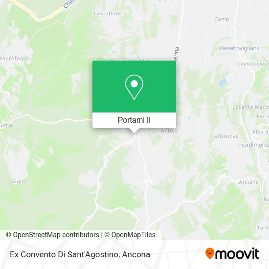 Mappa Ex Convento Di Sant'Agostino