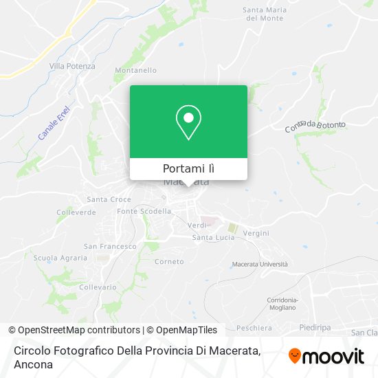 Mappa Circolo Fotografico Della Provincia Di Macerata