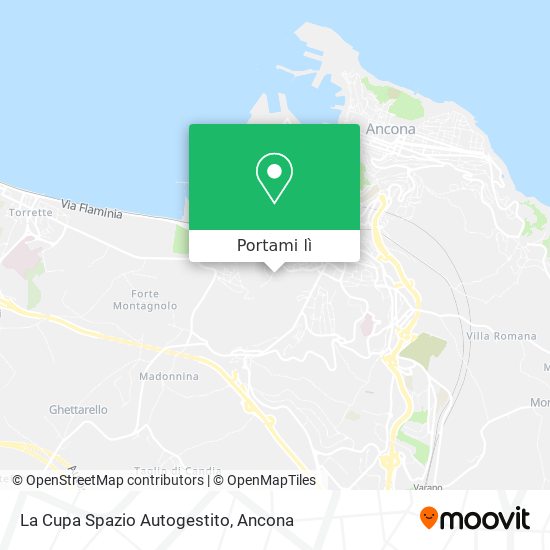 Mappa La Cupa Spazio Autogestito