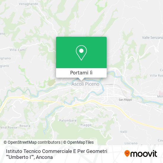 Mappa Istituto Tecnico Commerciale E Per Geometri ""Umberto I""
