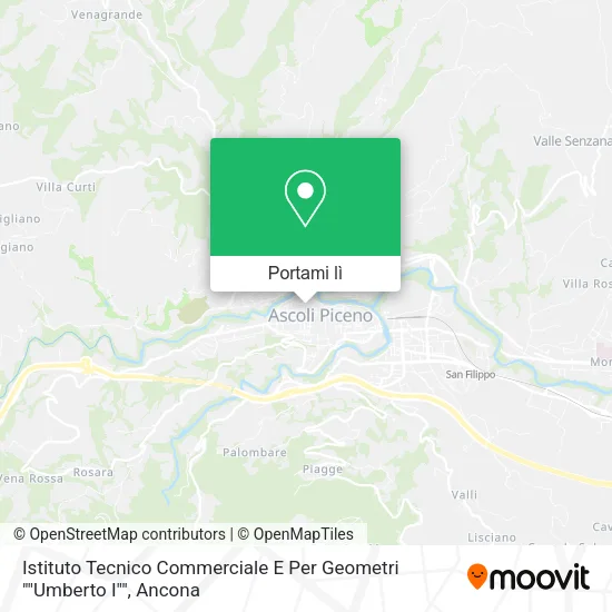 Mappa Istituto Tecnico Commerciale E Per Geometri ""Umberto I""