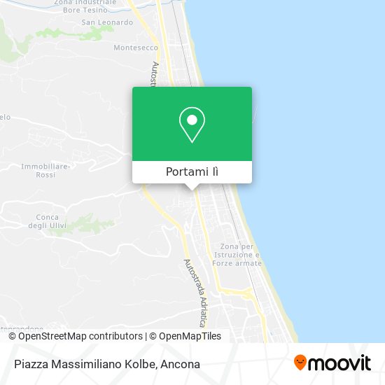 Mappa Piazza Massimiliano Kolbe