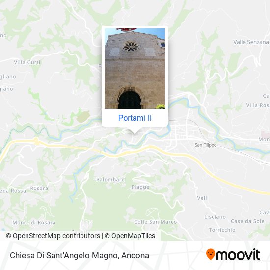 Mappa Chiesa Di Sant'Angelo Magno