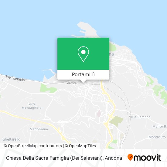 Mappa Chiesa Della Sacra Famiglia (Dei Salesiani)