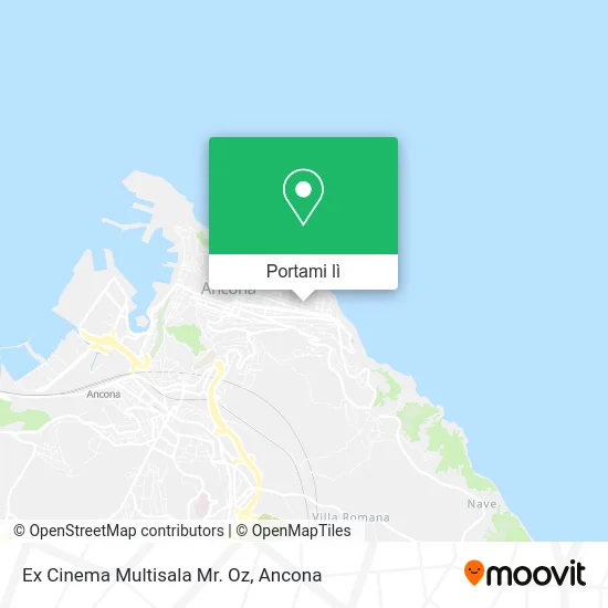 Mappa Ex Cinema Multisala Mr. Oz