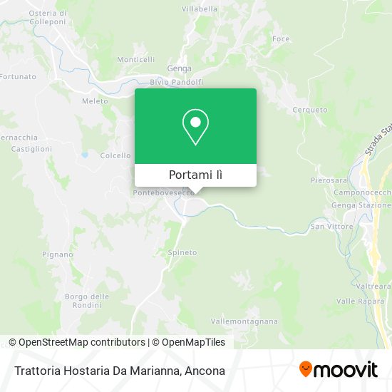 Mappa Trattoria Hostaria Da Marianna