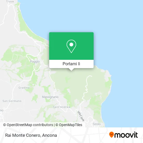 Mappa Rai Monte Conero