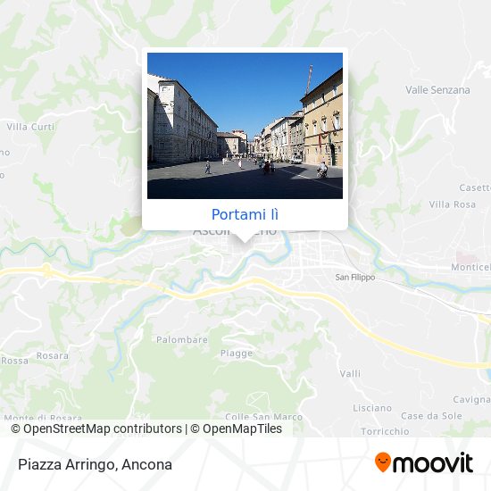 Mappa Piazza Arringo