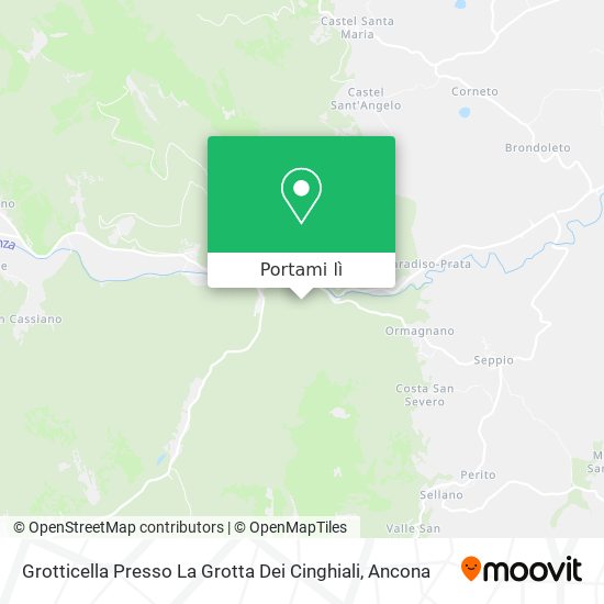 Mappa Grotticella Presso La Grotta Dei Cinghiali