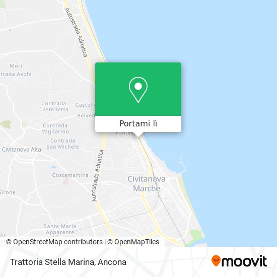 Mappa Trattoria Stella Marina
