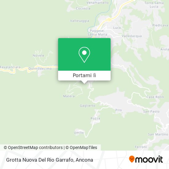 Mappa Grotta Nuova Del Rio Garrafo