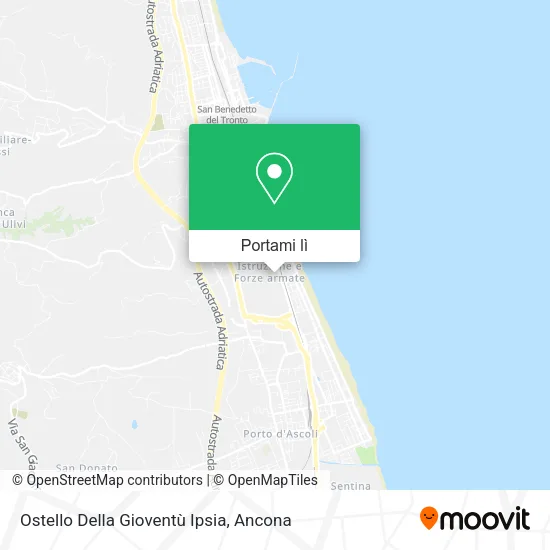 Mappa Ostello Della Gioventù Ipsia