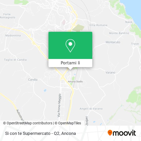 Mappa Sì con te Supermercato - Q2