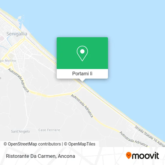 Mappa Ristorante Da Carmen