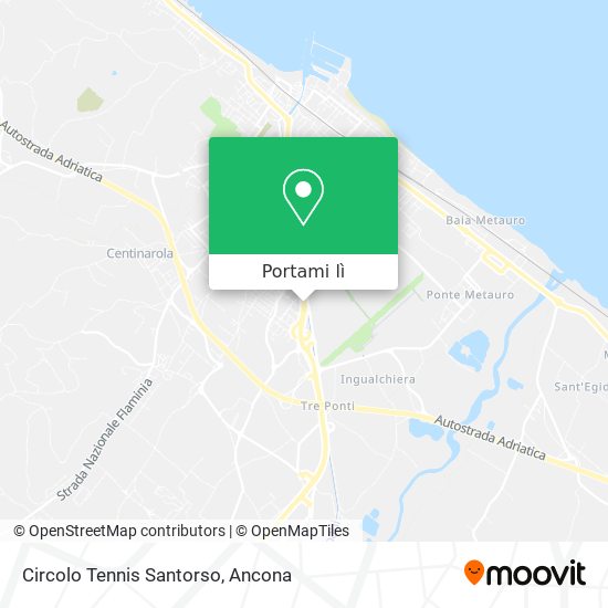 Mappa Circolo Tennis Santorso