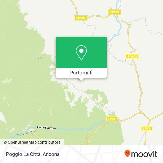 Mappa Poggio La Città