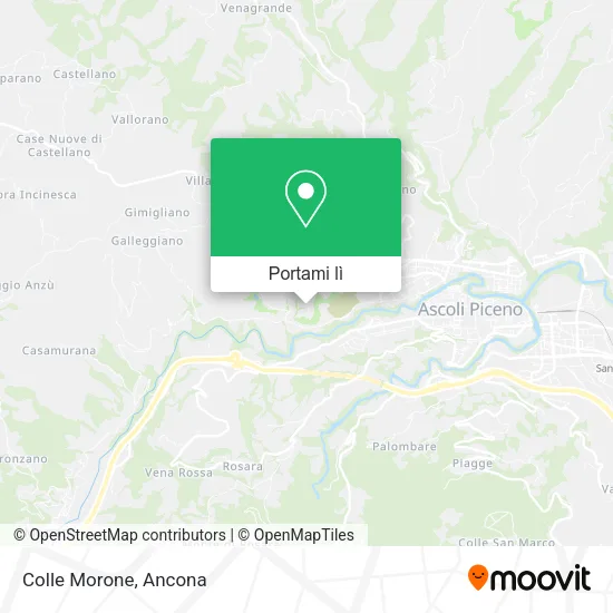 Mappa Colle Morone