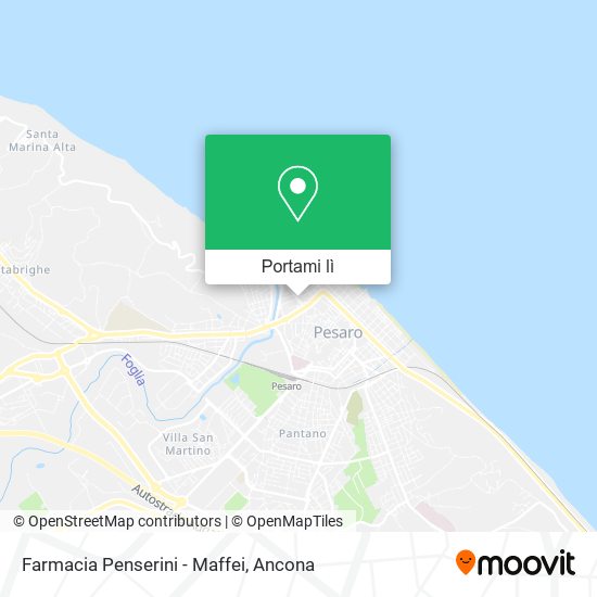 Mappa Farmacia Penserini - Maffei