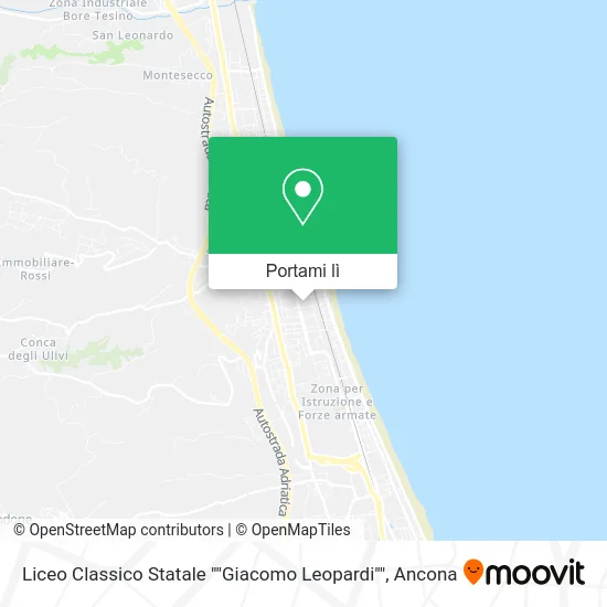 Mappa Liceo Classico Statale ""Giacomo Leopardi""