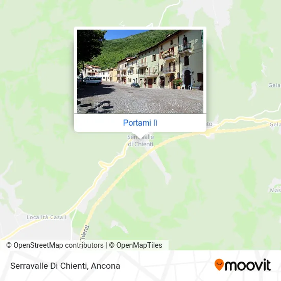 Mappa Serravalle Di Chienti