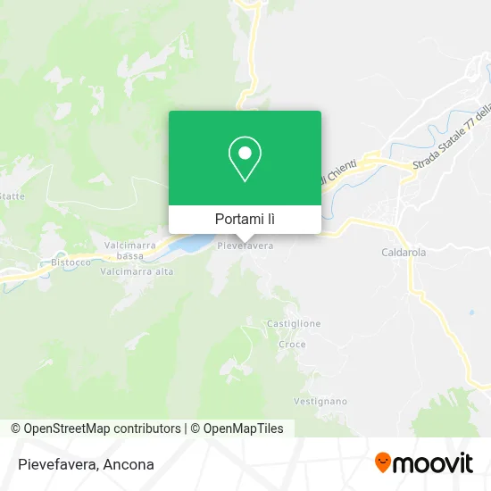 Mappa Pievefavera