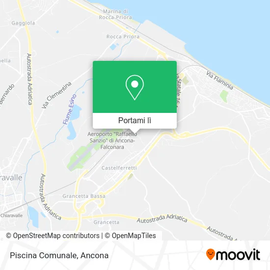 Mappa Piscina Comunale