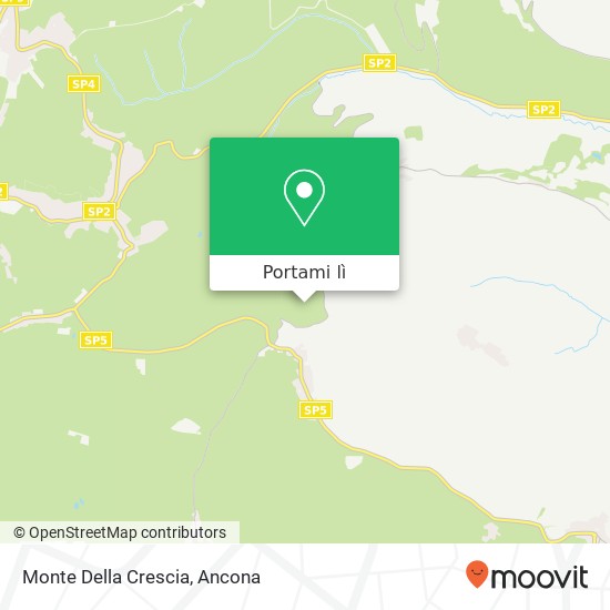 Mappa Monte Della Crescia